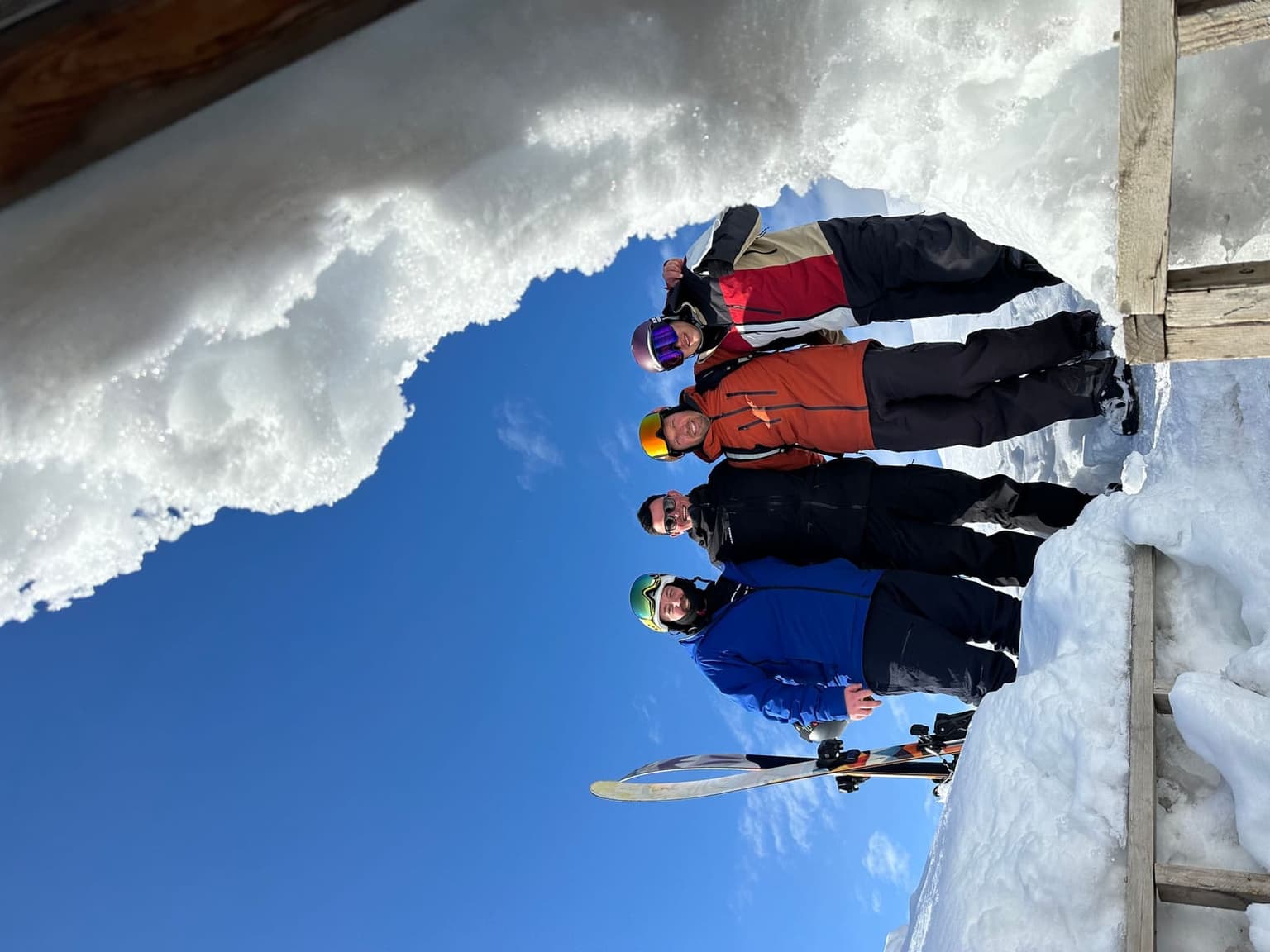Silk Road Freeride crew in the mountains