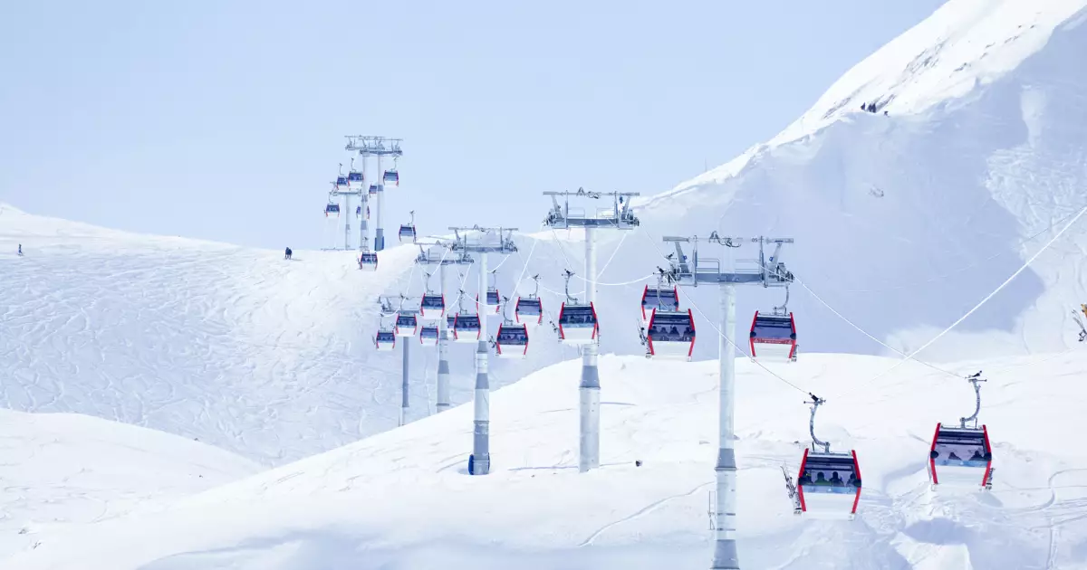High alpine terrain associated with Gudauri ski resort in the Georgian Caucasus
